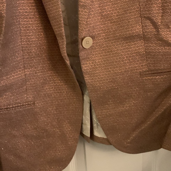 Zadig&Voltaire Vedy Jac Rose Lurex Shimmer Blazer - Picture 6 of 10